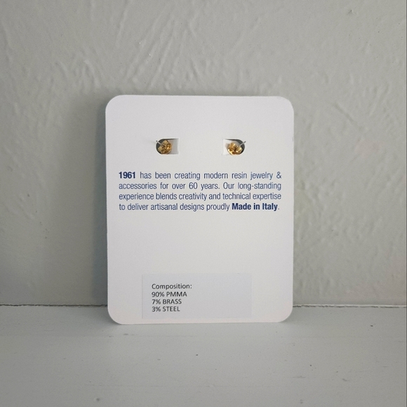 NWT Ports 1961 Resin Drop Earrings - Picture 2 of 2